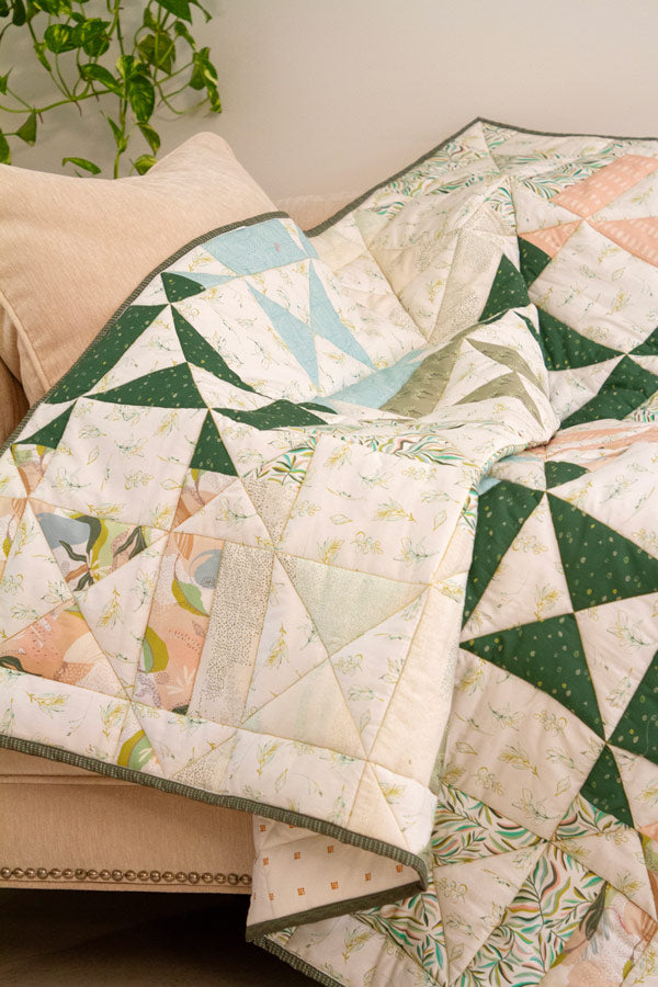 Faceted Quilt Kit: Botanica Edition | Pattern by AGF Studio