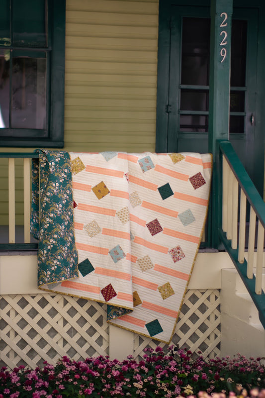 Delightful Diamonds Quilt Kit | AGF Charming One | A Stitch is a Stitch Pattern Sold Separately