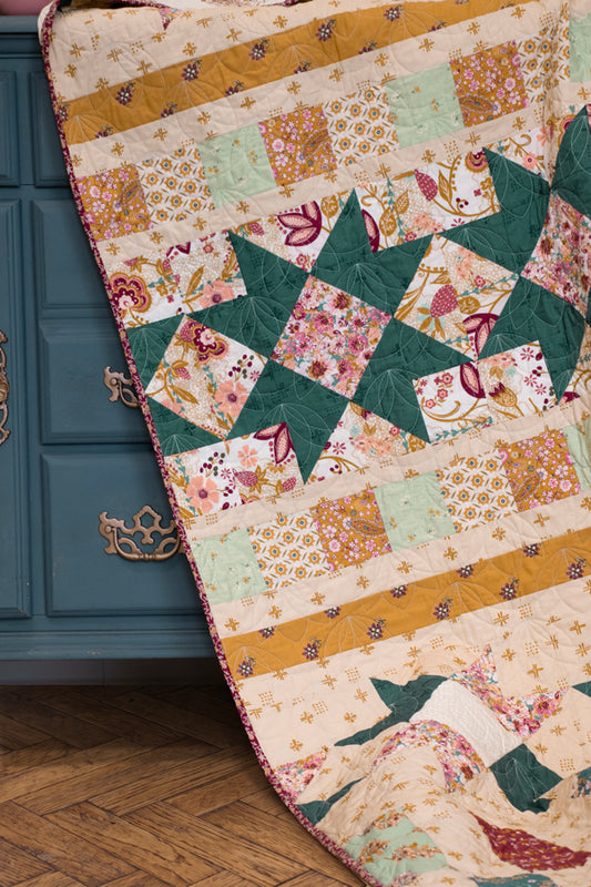 Starburst Tapestry Quilt Kit | AGF Charming One | Colt & Lamb Pattern Sold Separately
