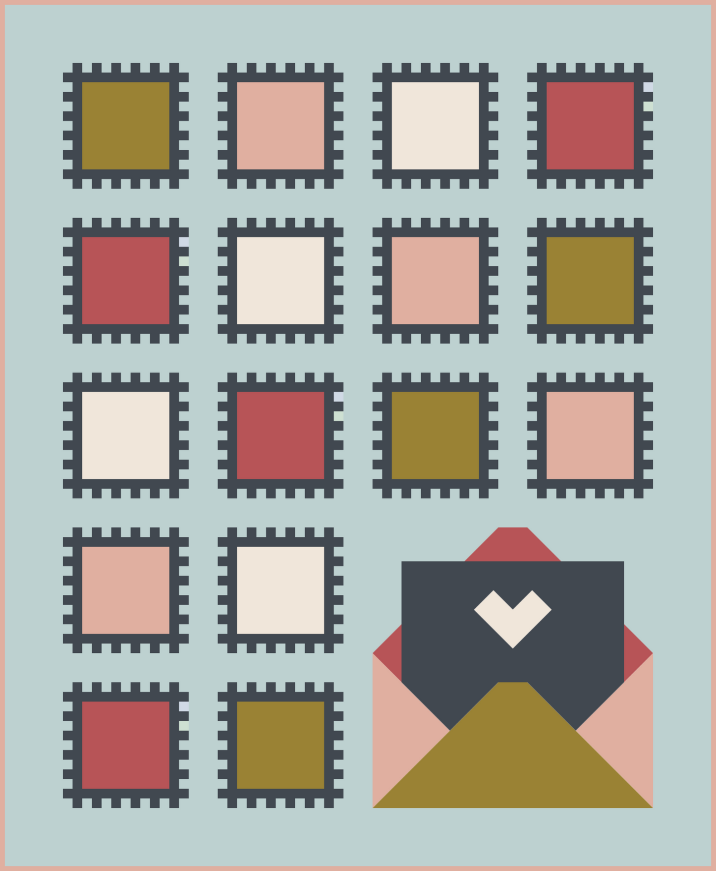 Happy Mail Quilt Kit | Curated Art Gallery Fabrics