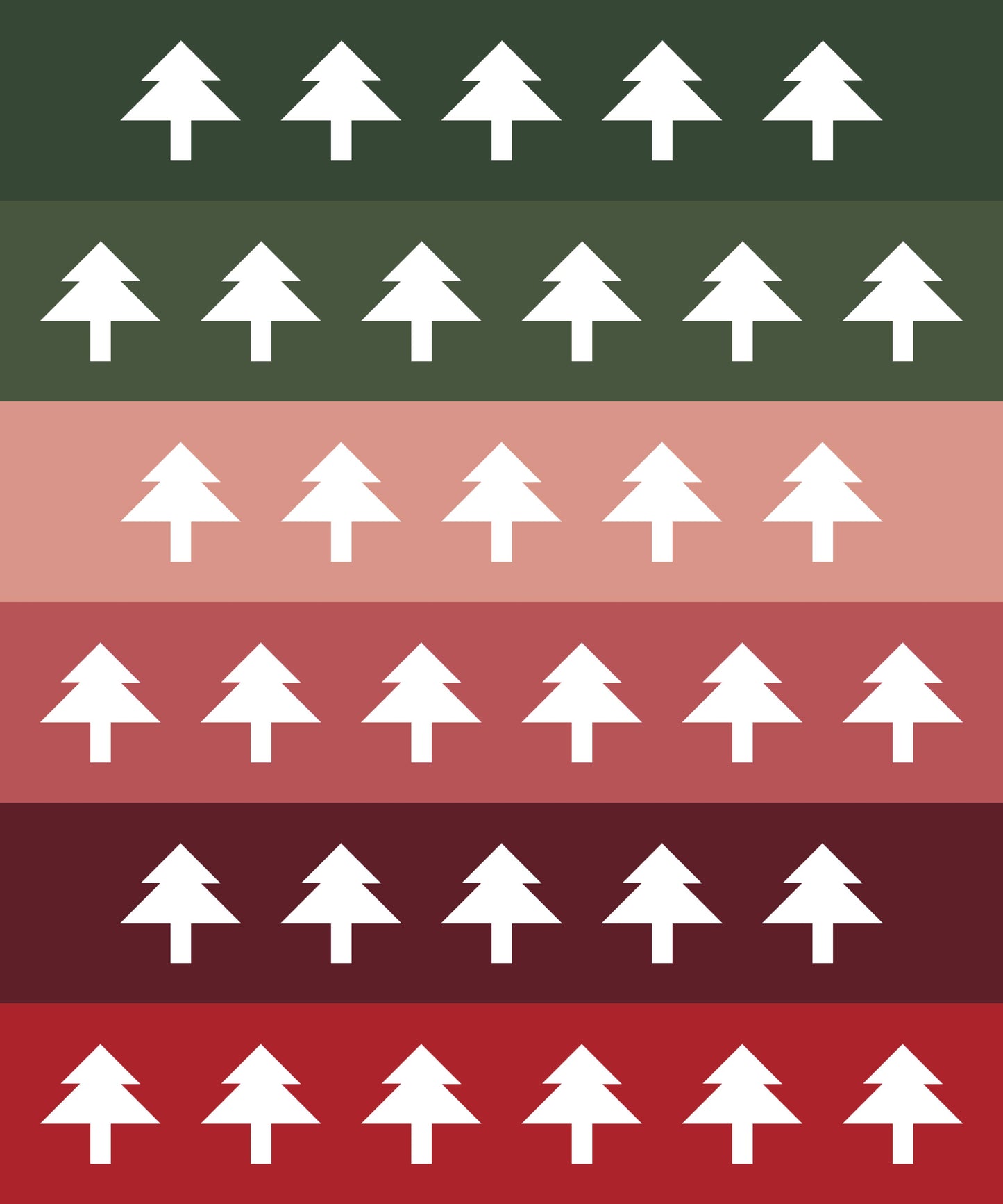 Tree Rows Quilt Kit | Quilty Love Pattern