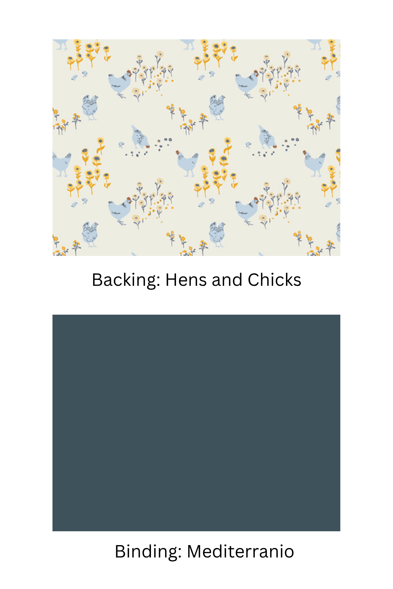Blue Pansy Patch Quilt Kit | Lo & Behold Stitchery Inspired