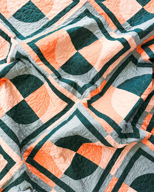 Full Frame Quilt Kit | AGF Solids Edition | A Piece of Quiet Quilts