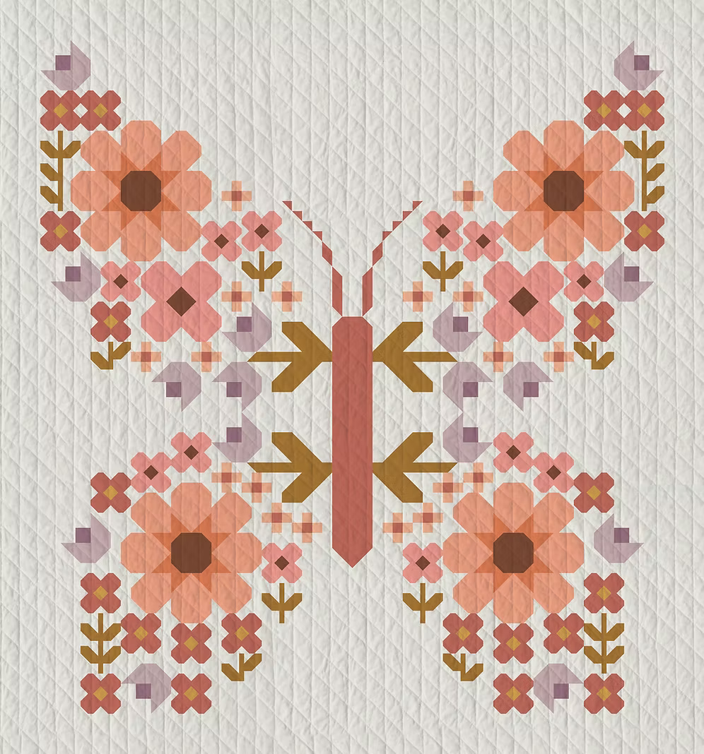 Butterfly Bouquet Quilt Kit | Inspired by Abby Mead Pattern