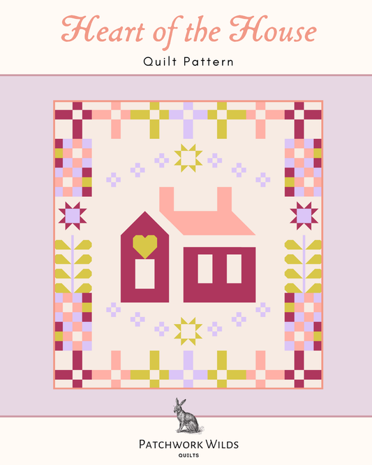 Heart of the House Quilt Kit | Featuring Art Gallery Fabrics Solids