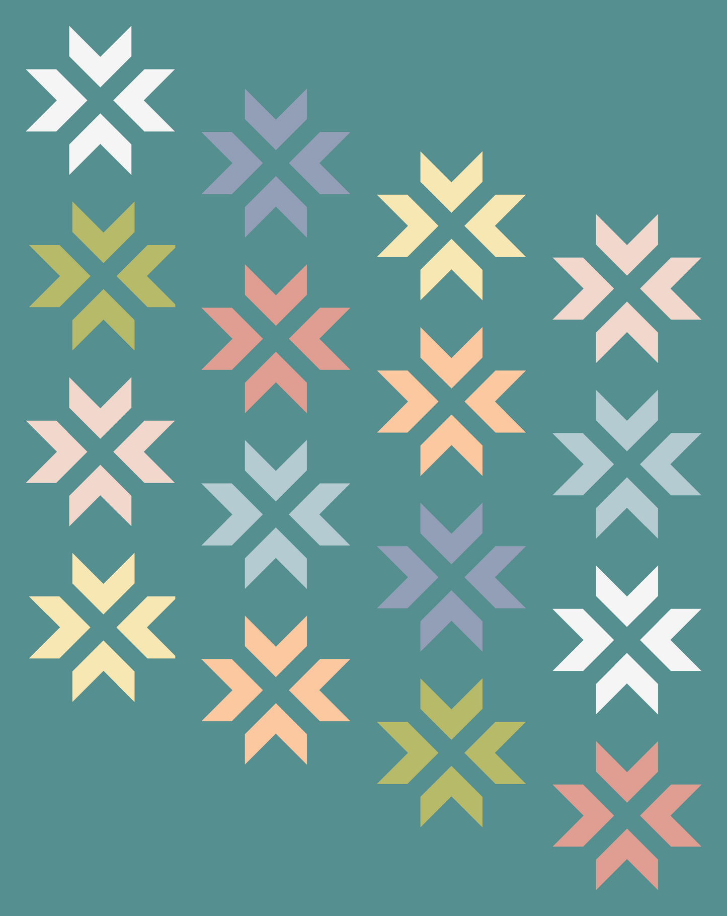 Super Star Quilt Kit | A Piece of Quiet Quilts Pattern