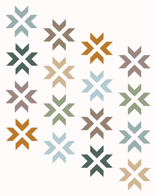 Super Star Quilt Kit | A Piece of Quiet Quilts Pattern