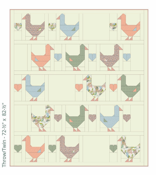 Goose Goose Quilt Kit - Summer | Sharon Holland Patterns Inspired