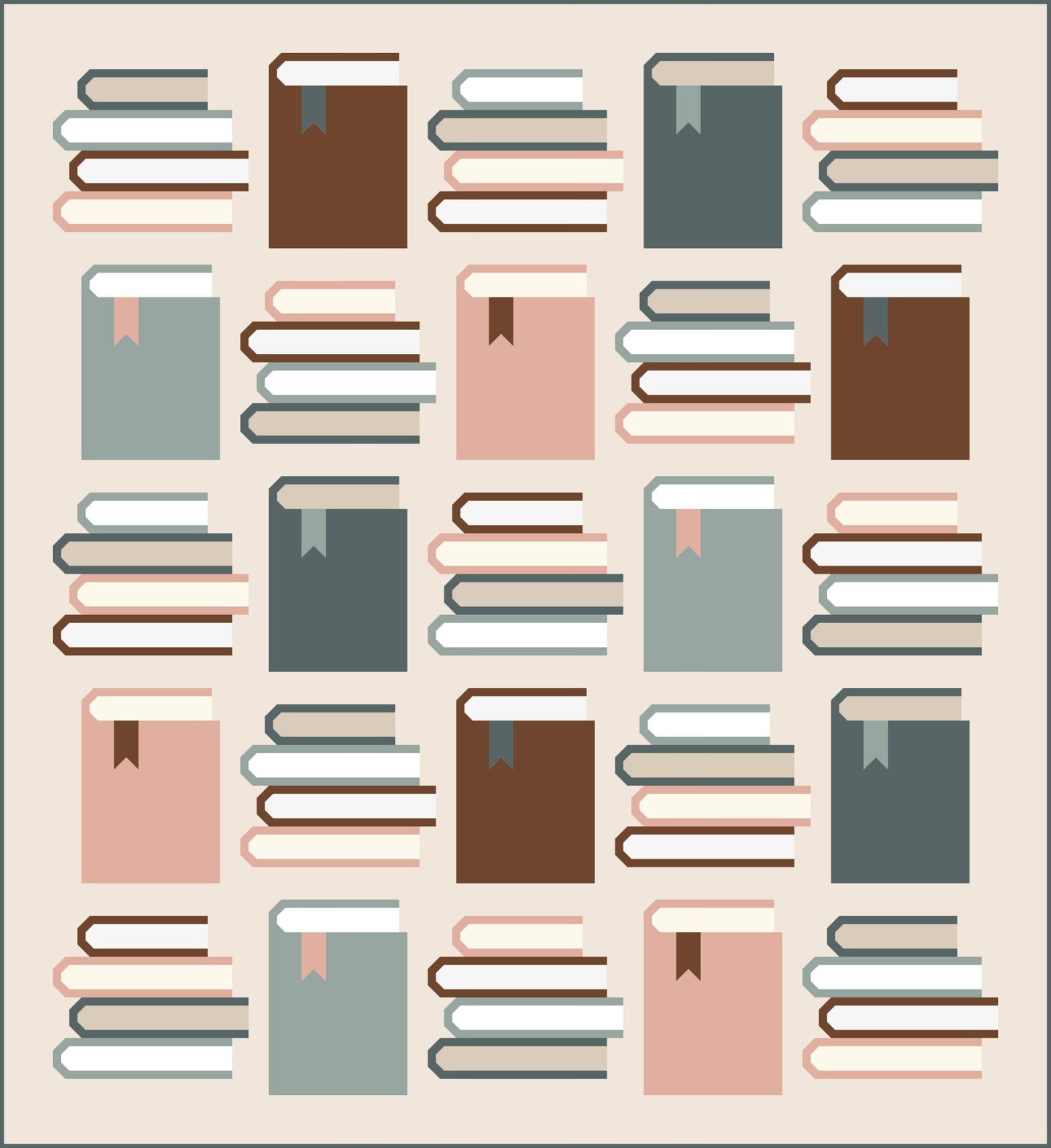 Soft Neutrals Book Nook Quilt Kit | Pen + Paper Patterns