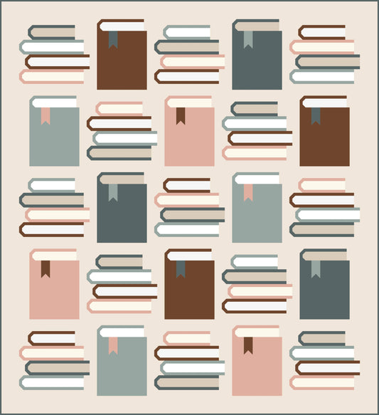 Soft Neutrals Book Nook Quilt Kit | Pen + Paper Patterns