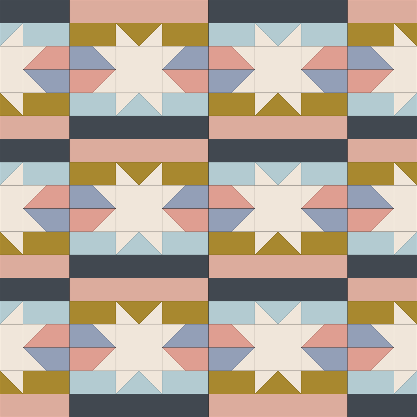 Starlight Horizon Quilt Kit | Colt & Lamb Quilt Co Pattern