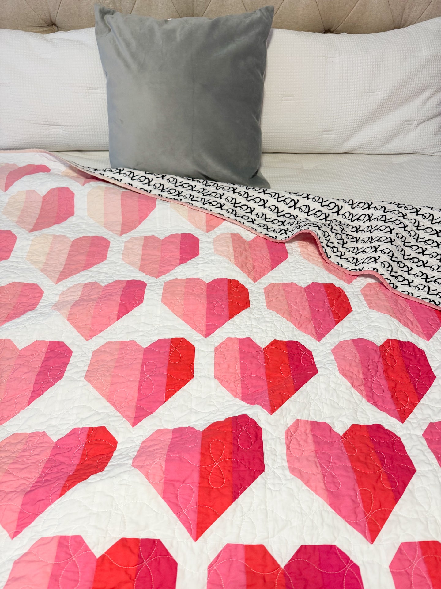 Ombre Infinite Hearts | Quilty Love Pattern