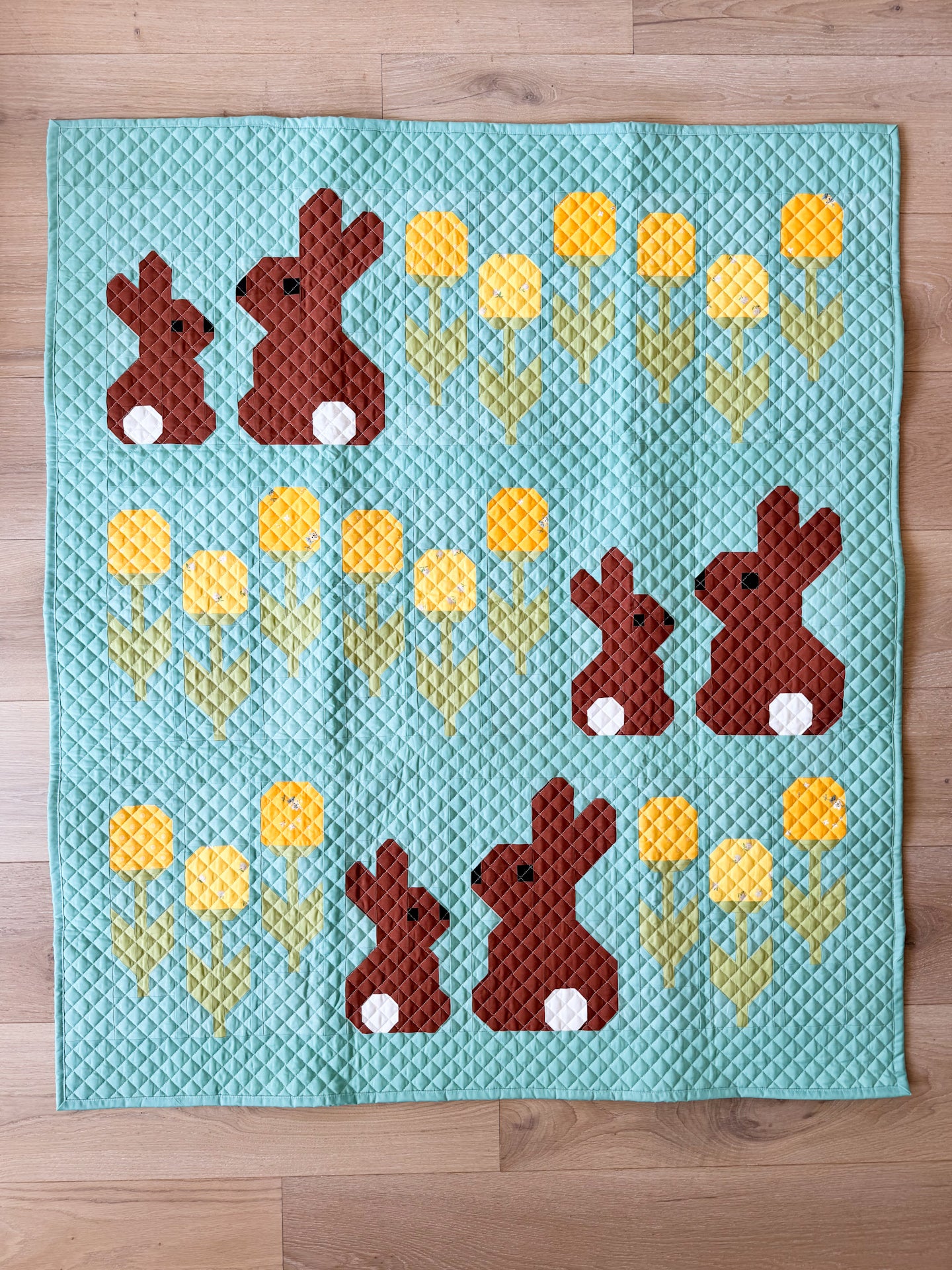 Cottontails Quilt Kit | Pattern Elizabeth Hartman Inspired | Multiple Sizes & Options