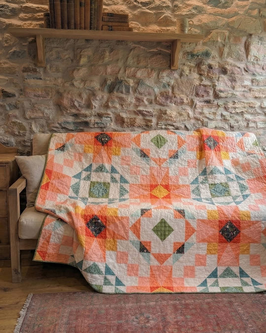 Sunlit Garden Quilt Kit | Art Gallery Fabrics Summer Homestead
