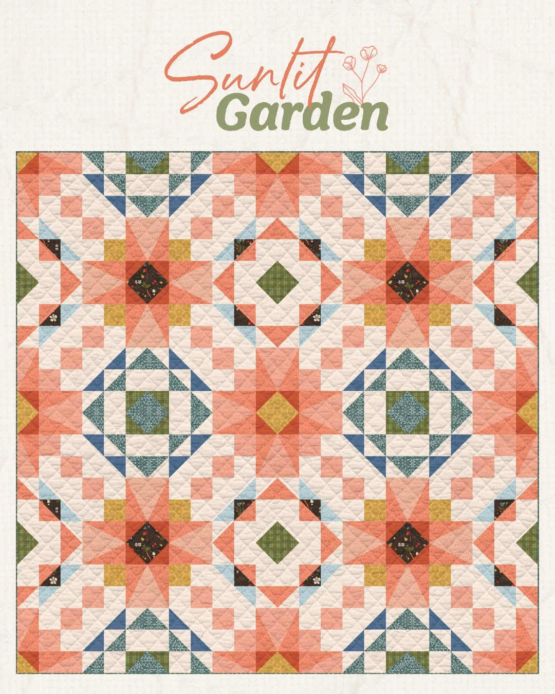 Sunlit Garden Quilt Kit | Art Gallery Fabrics Summer Homestead