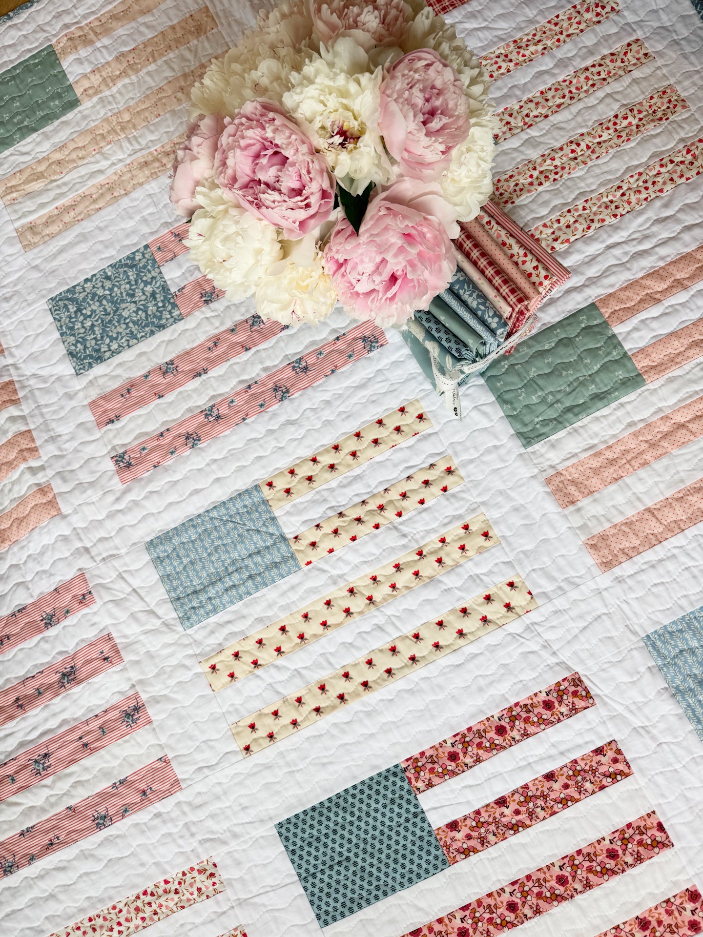 Coastal Flag Quilt Kit | Stars & Stripes Inspired