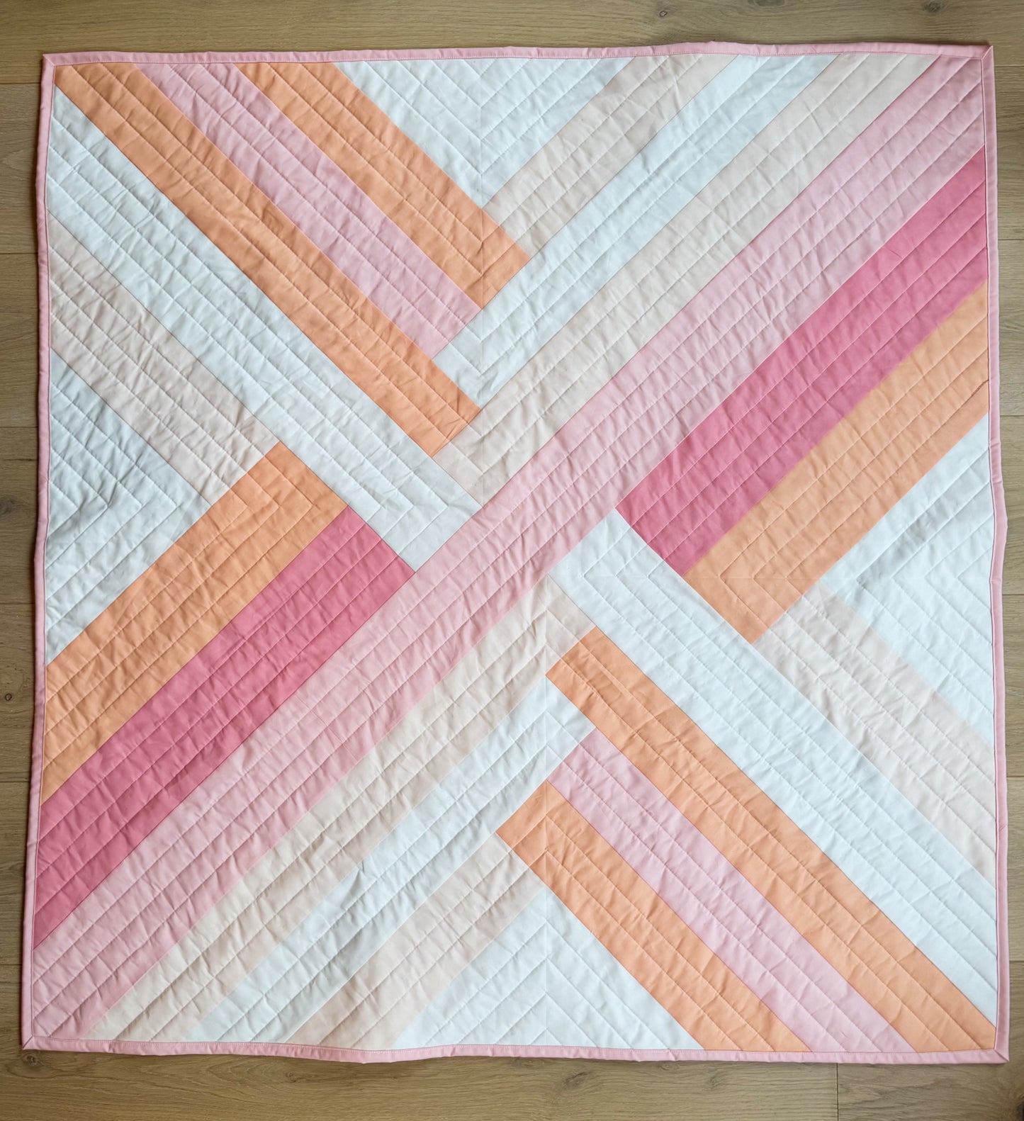 Sherbet Maypole Quilt Kit | Suzy Quilts Pattern Inspired