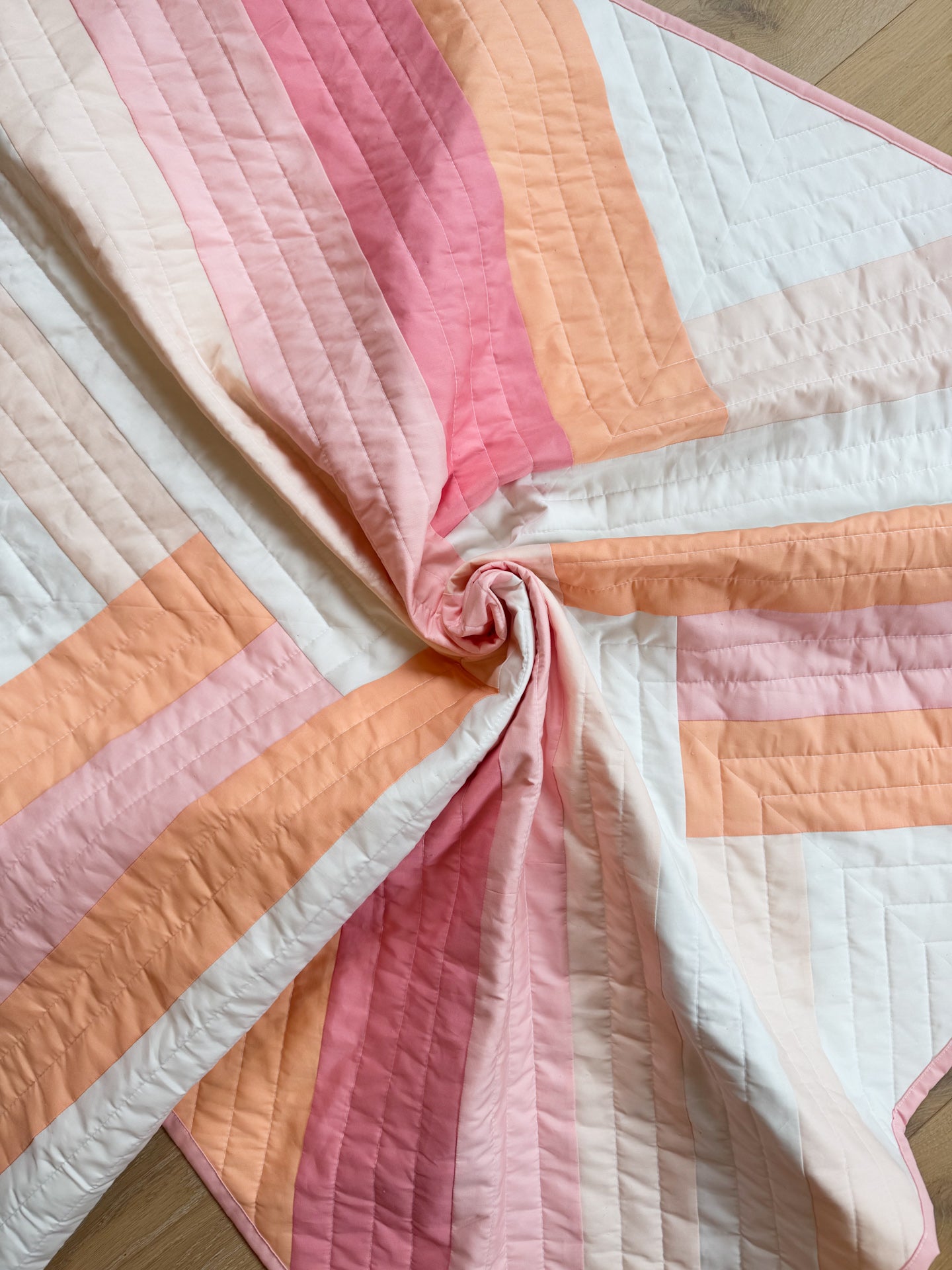 Sherbet Maypole Quilt Kit | Suzy Quilts Pattern Inspired