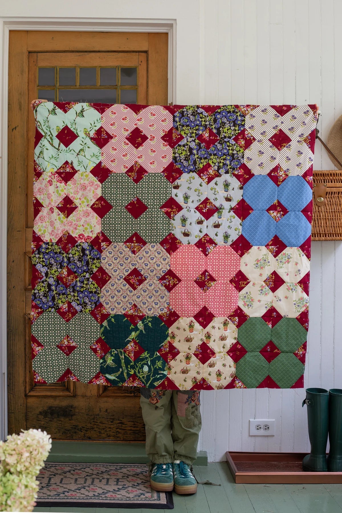 PRE SALE Snowball Block Quilt | AGF My Mother's Daughter by Bari J