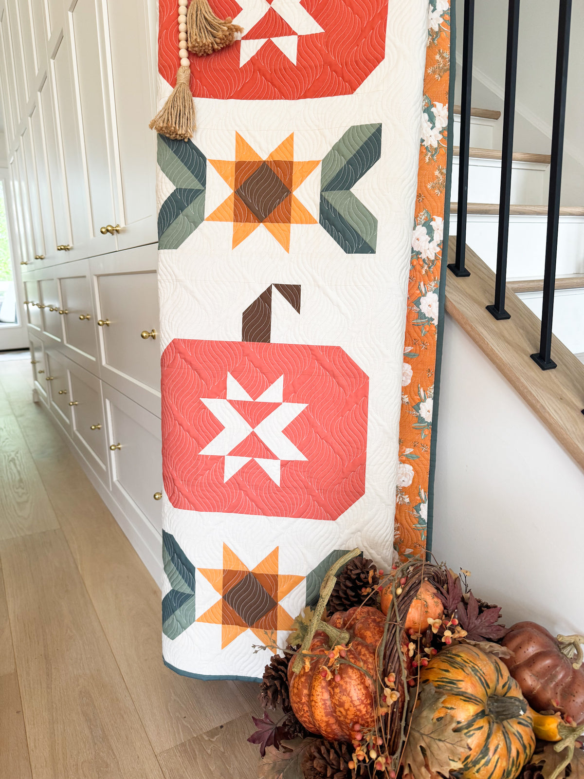 Pumpkin Spice Quilt Kit | Abby Maed Pattern Sold Separately