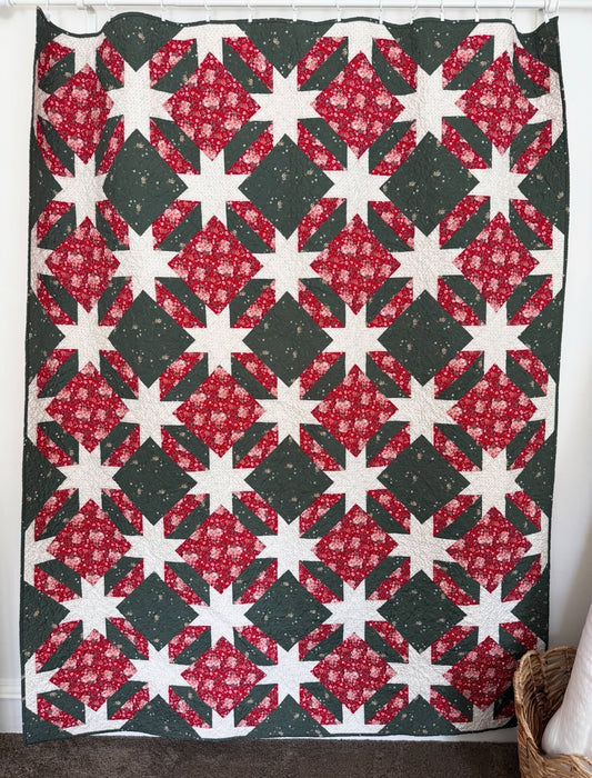Plain & Simple Quilt Kit | AGF Spruce Edition | Gigi's Thimbles Pattern Sold Separately