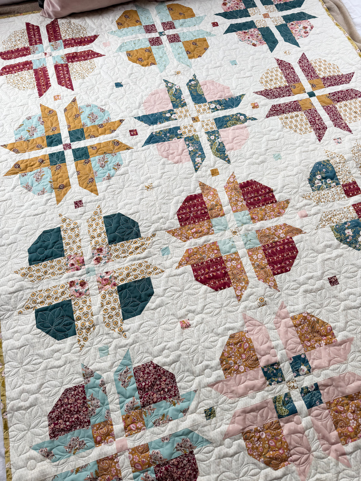 Cora Belle Quilt Kit | AGF Charming One Edition | Olive & Elle Quilt Pattern Sold Separately