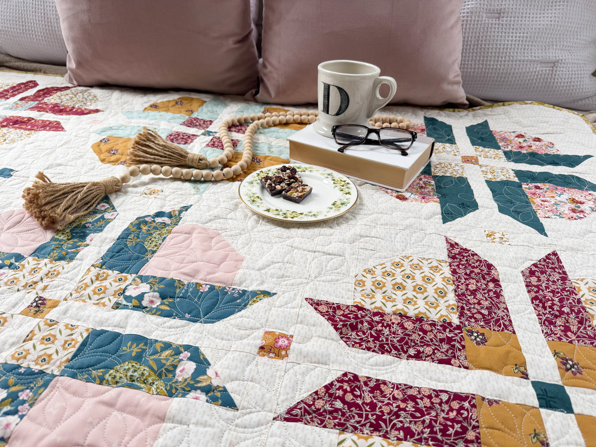 Cora Belle Quilt Kit | AGF Charming One Edition | Olive & Elle Quilt Pattern Sold Separately