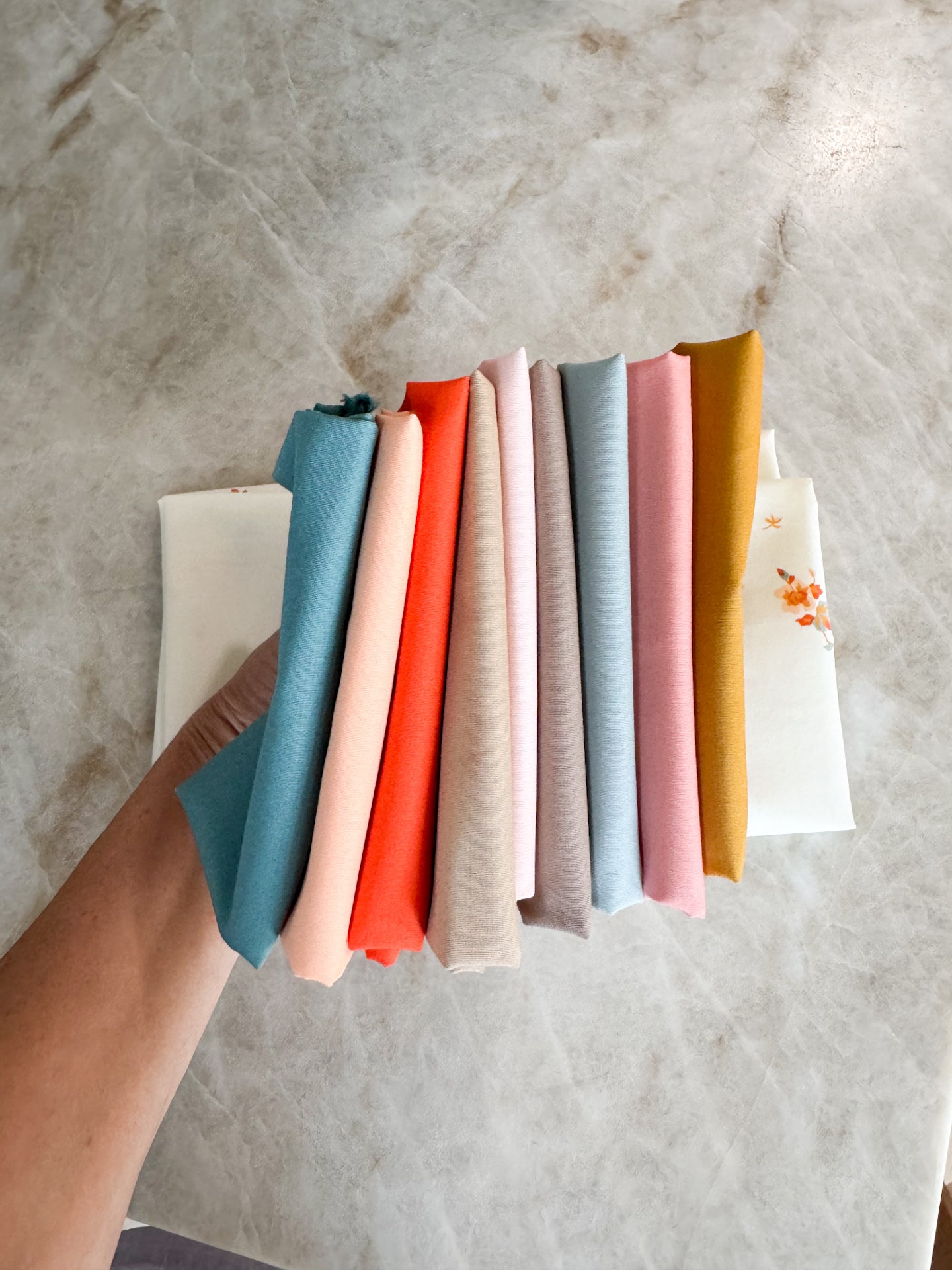 Knitted Blooms Quilt Kit