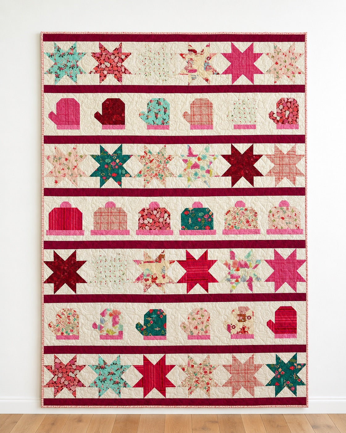 Wintering Quilt Kit| Christmas in Color Edition | Mae Just Sew