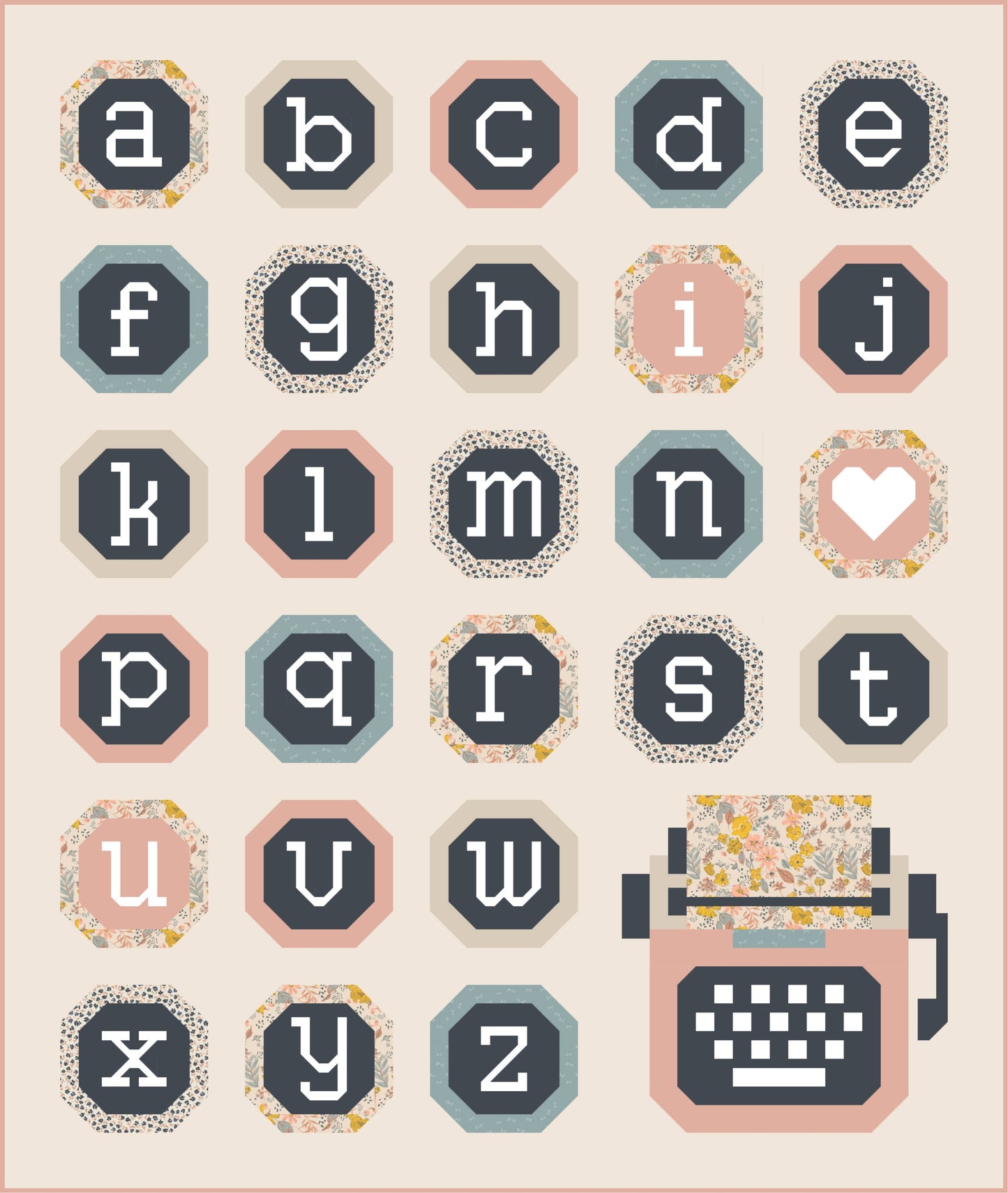 Just My Type Quilt Kit | Pen + Paper Patterns