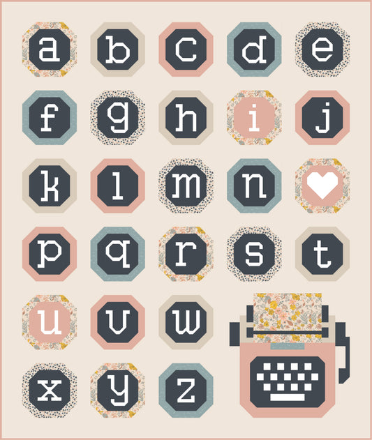 Just My Type Quilt Kit | Pen + Paper Patterns