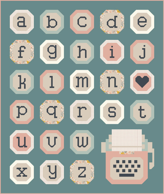 Just My Type Quilt Kit | Pen + Paper Patterns