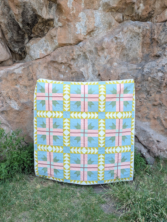 Peppermint Presents Quilt Kit | Solids Edition | A Stitch is a Stitch Pattern