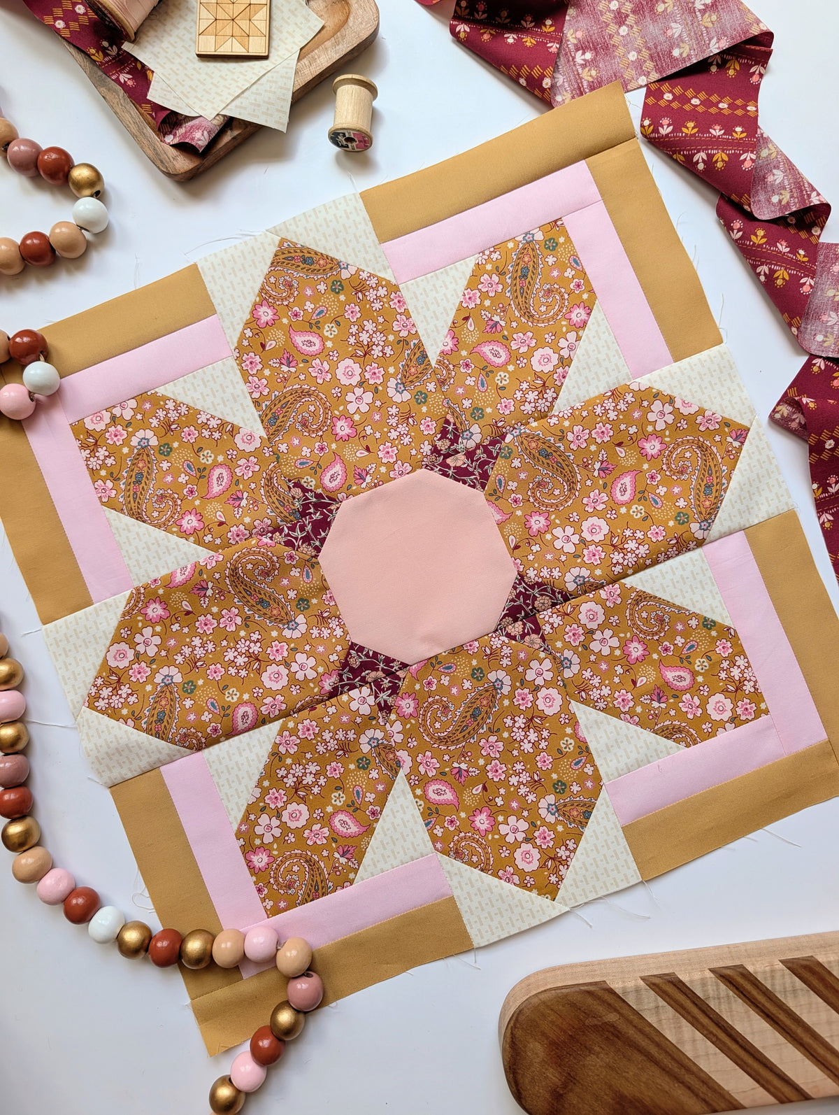 Bundle of Blooms Quilt Kit | A Stitch is a Stitch Quilt Co Pattern Sold Separately