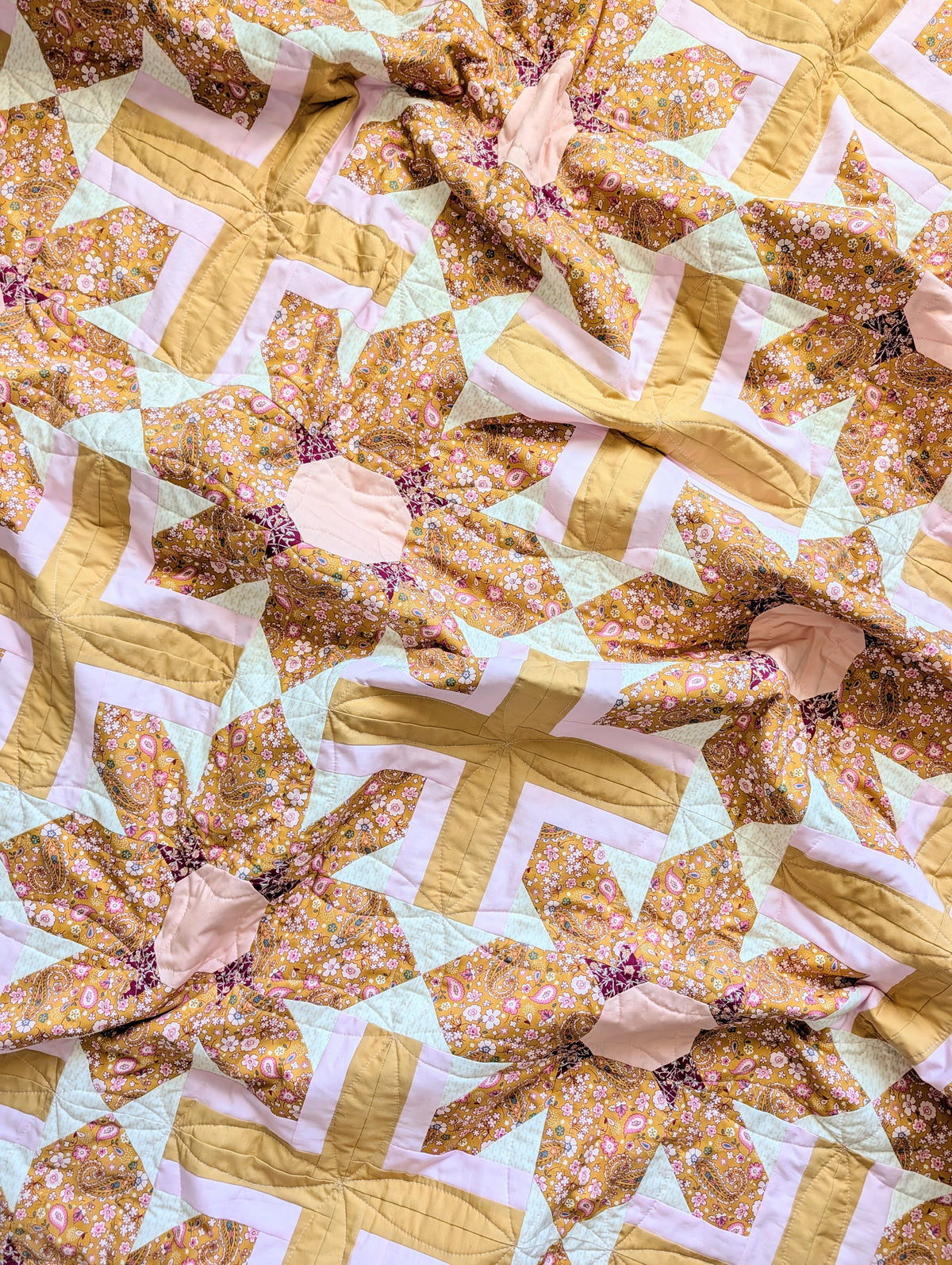 Bundle of Blooms Quilt Kit | A Stitch is a Stitch Quilt Co Pattern Sold Separately