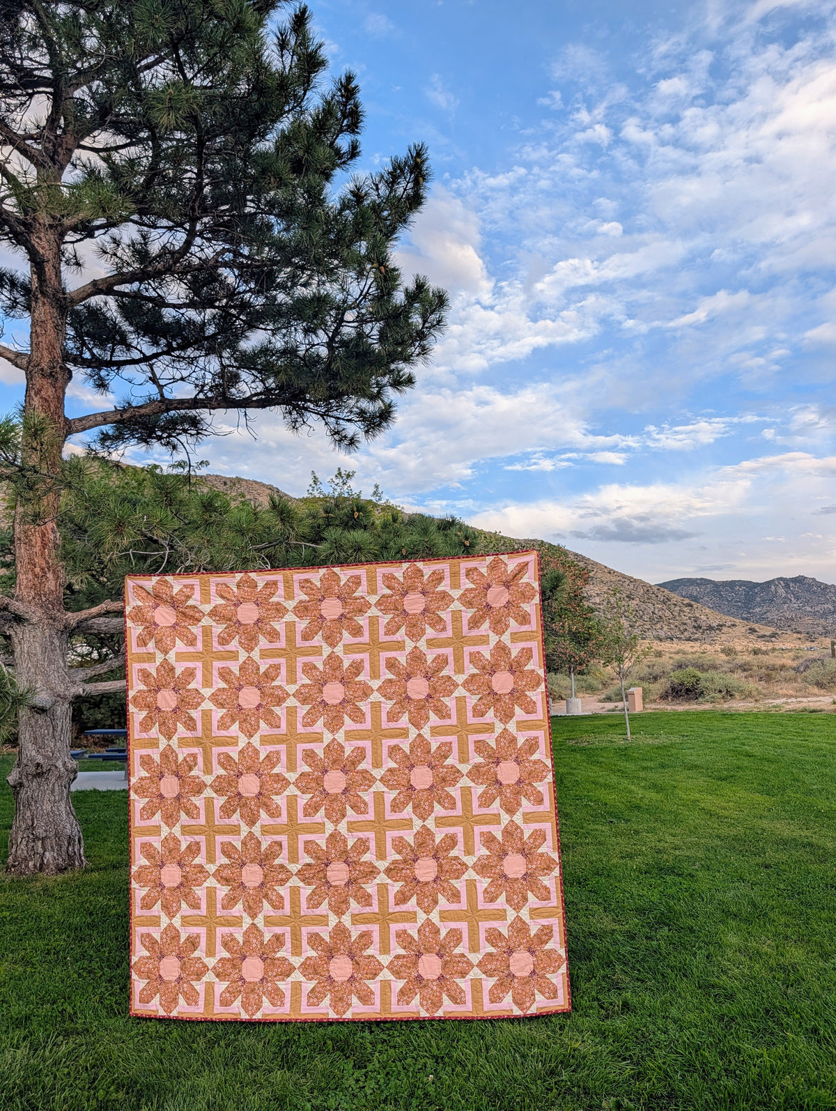 Bundle of Blooms Quilt Kit | A Stitch is a Stitch Quilt Co Pattern Sold Separately