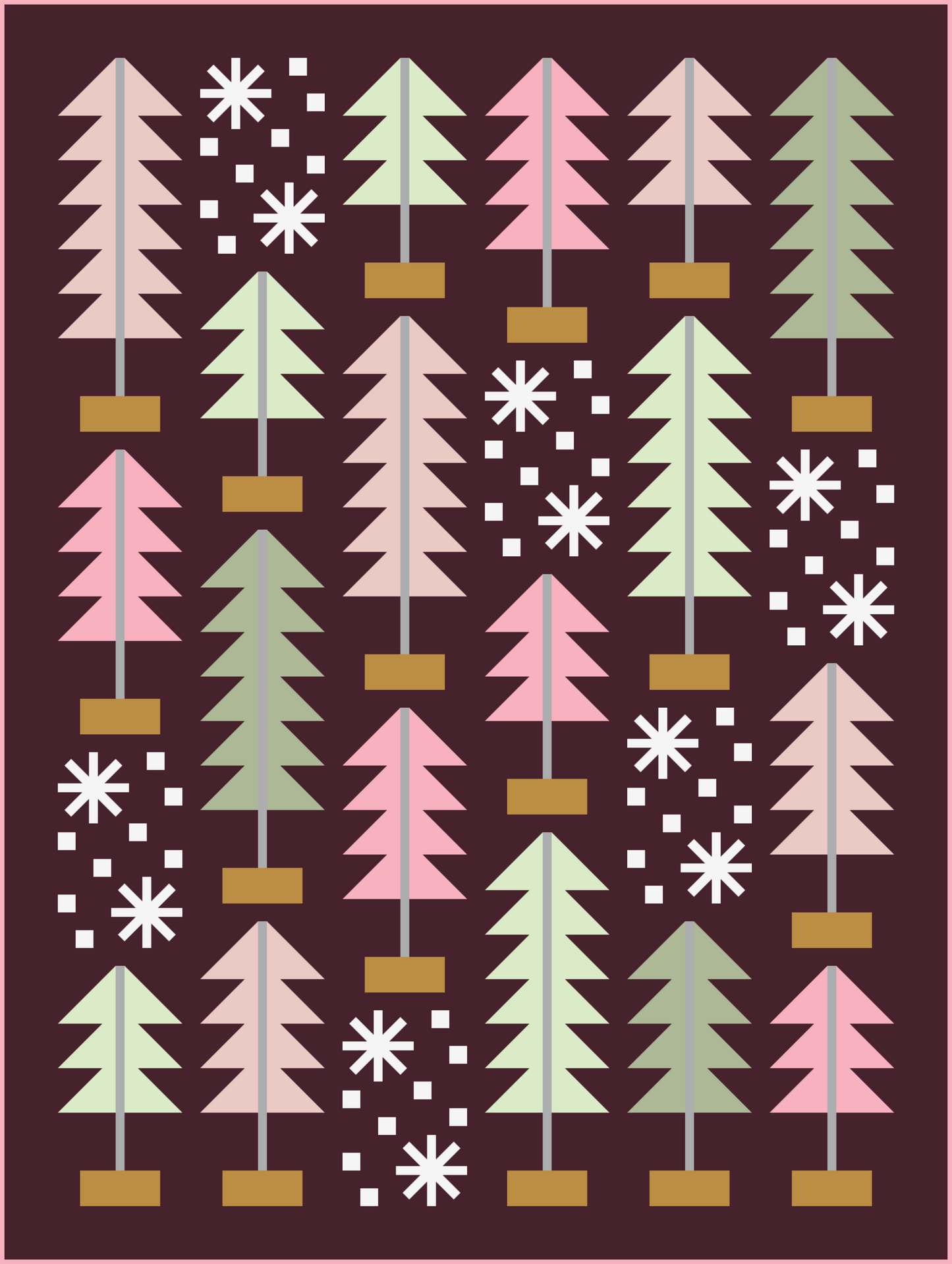 All Spruced Up Quilt Kit | Velvet Edition | Pen + Paper Patterns