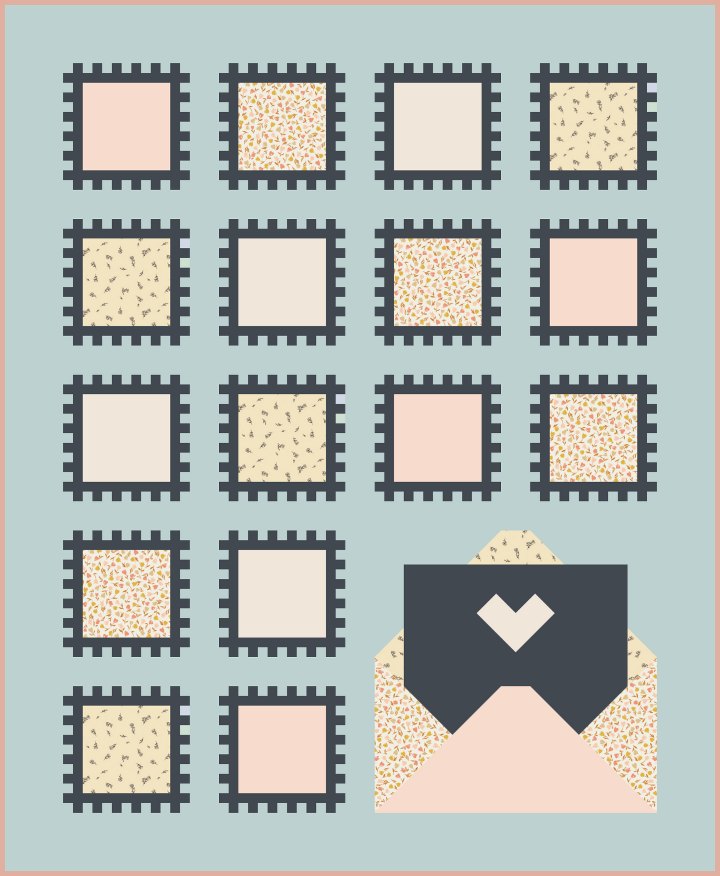Happy Mail Quilt Kit | Curated Art Gallery Fabrics
