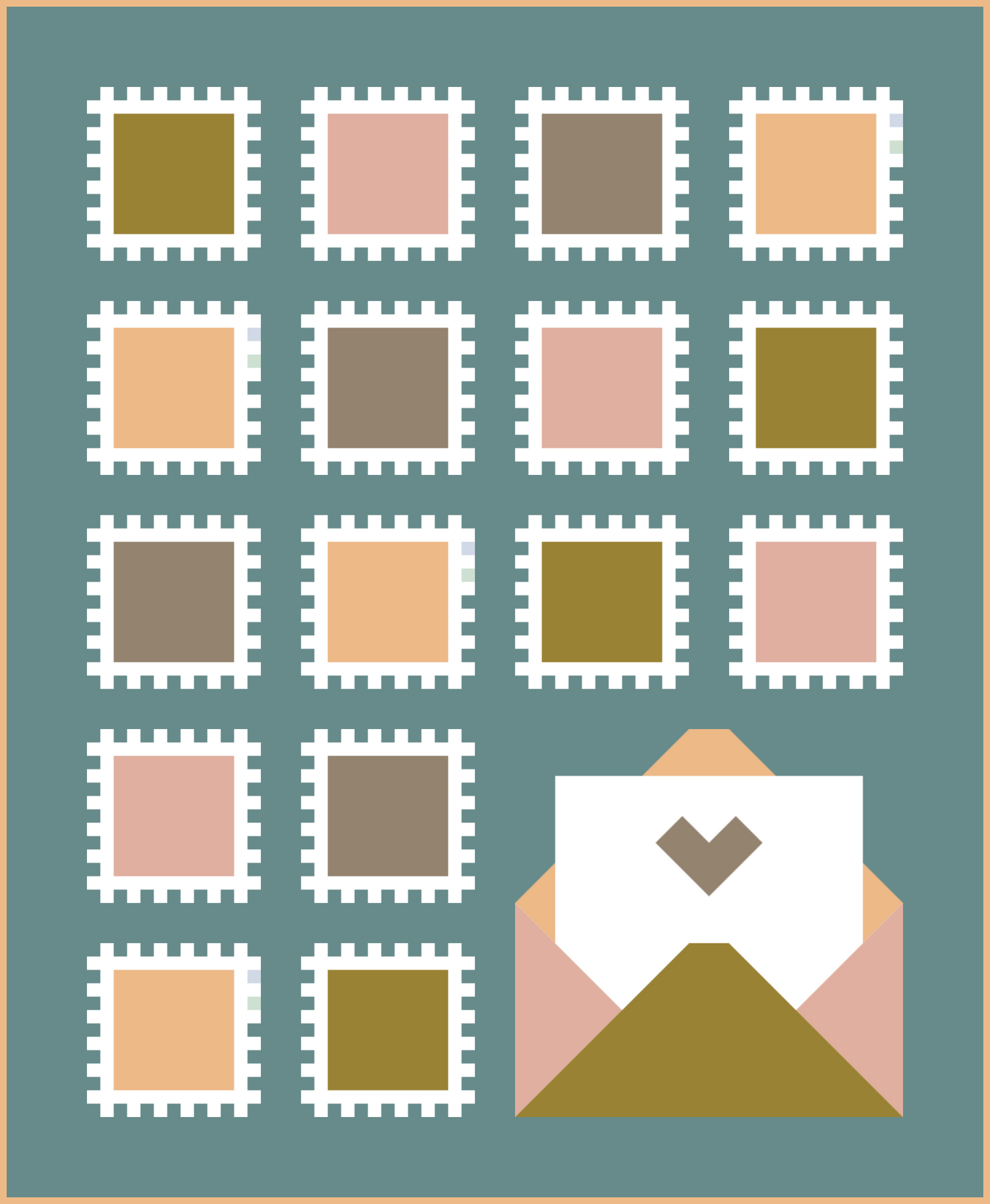 Happy Mail Quilt Kit | Curated Art Gallery Fabrics