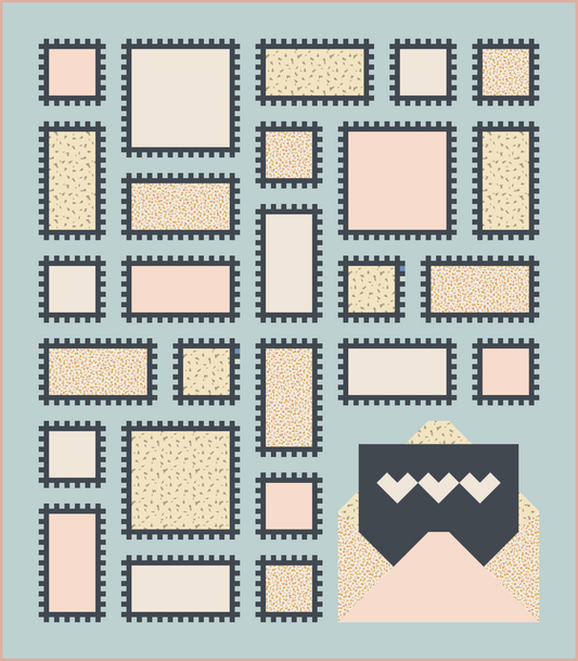 Happy Mail Quilt Kit | Curated Art Gallery Fabrics
