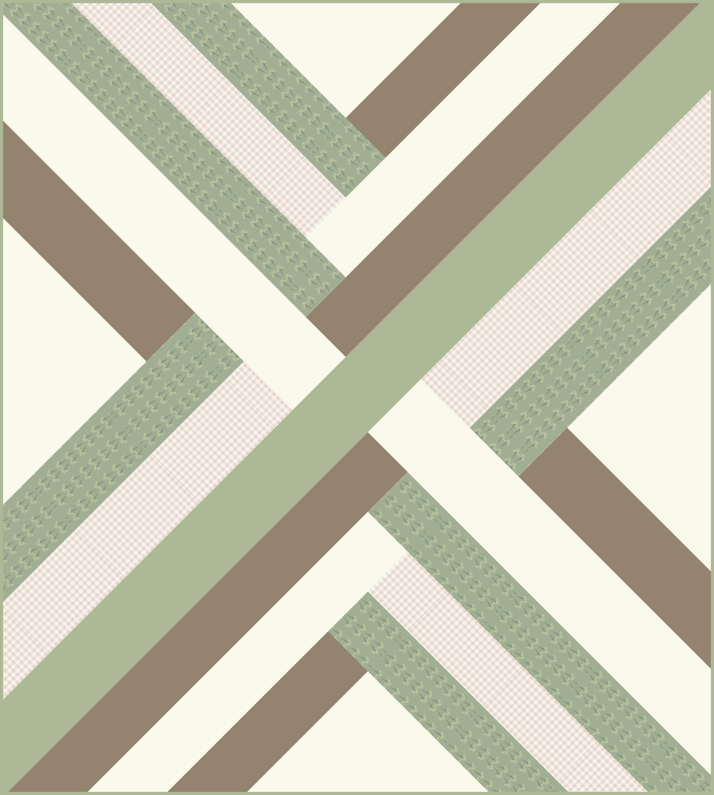 Matcha Latte Maypole Quilt Kit | Suzy Quilts Pattern Inspired