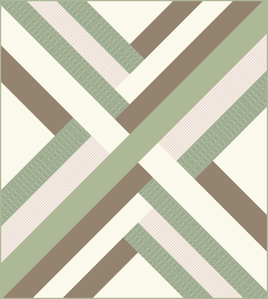 Matcha Latte Maypole Quilt Kit | Suzy Quilts Pattern Inspired