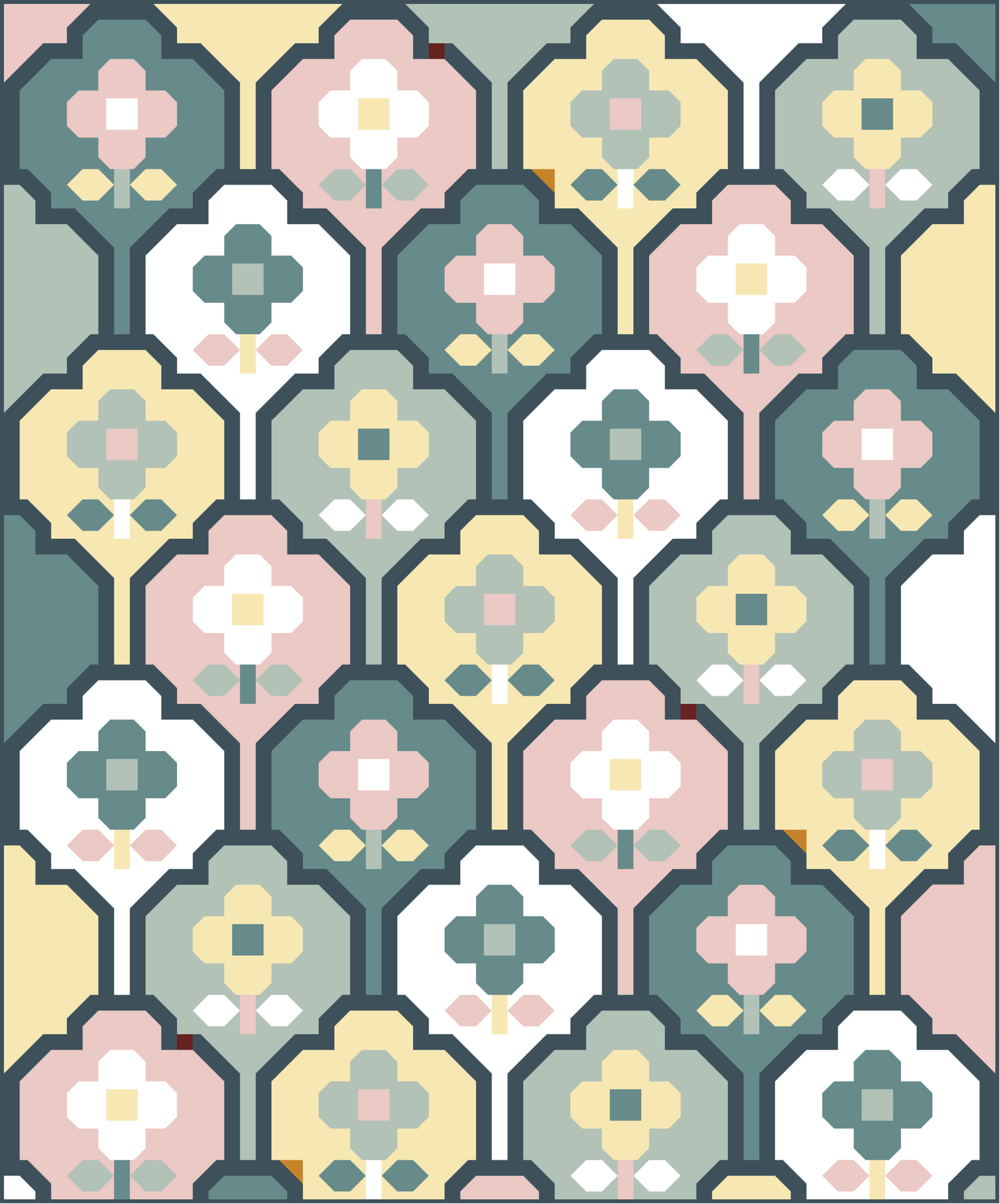 Wallflower Quilt Kit | Pen + Paper Patterns Inspired