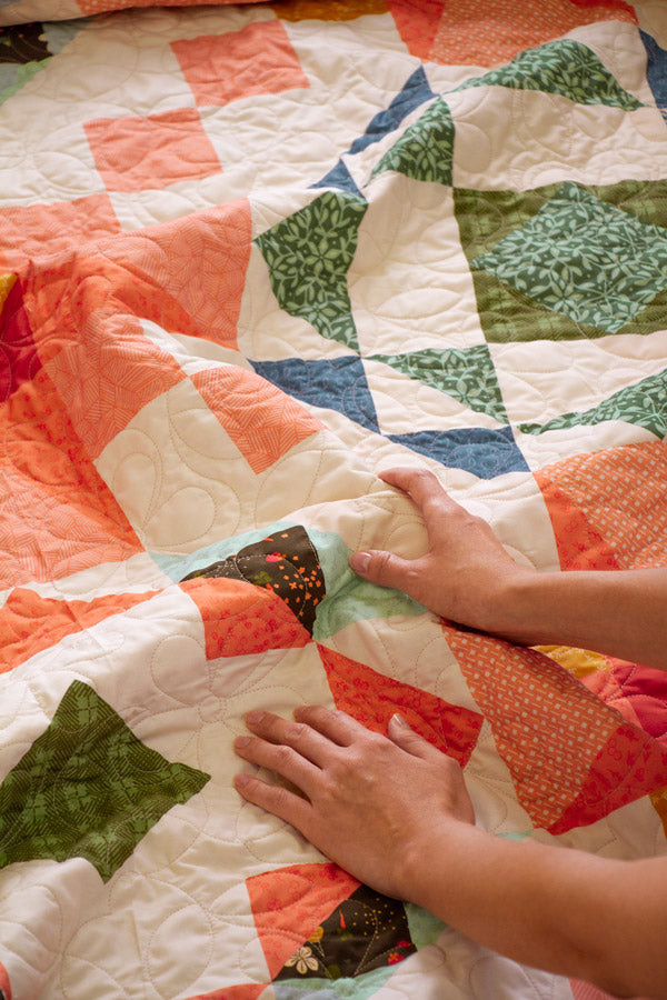 Sunlit Garden Quilt Kit | Art Gallery Fabrics Summer Homestead