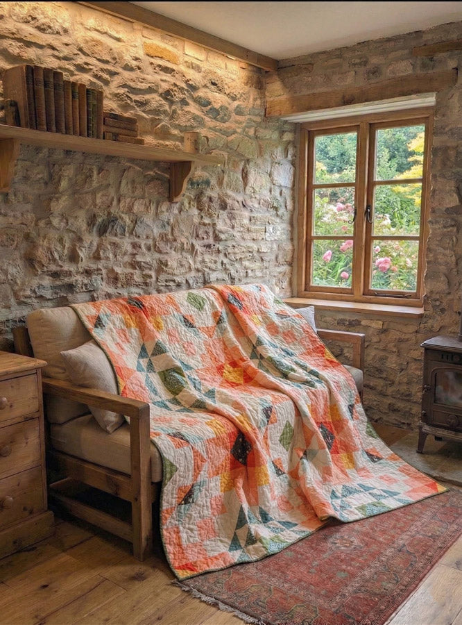 Sunlit Garden Quilt Kit | Art Gallery Fabrics Summer Homestead