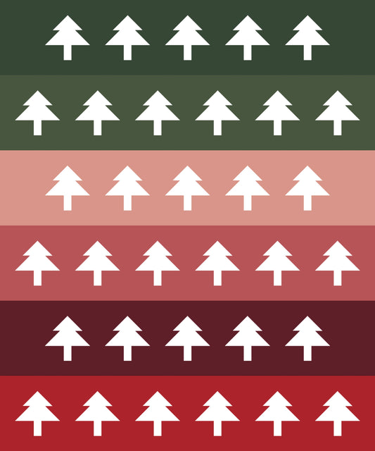 Tree Rows Quilt Kit | Quilty Love Pattern