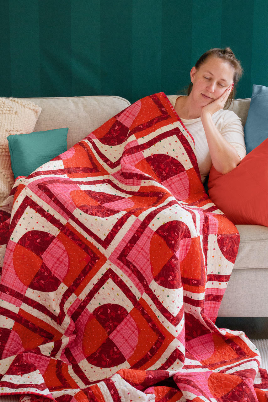 Full Frame Quilt Kit | Christmas in Color Edition | A Piece of Quiet Quilts