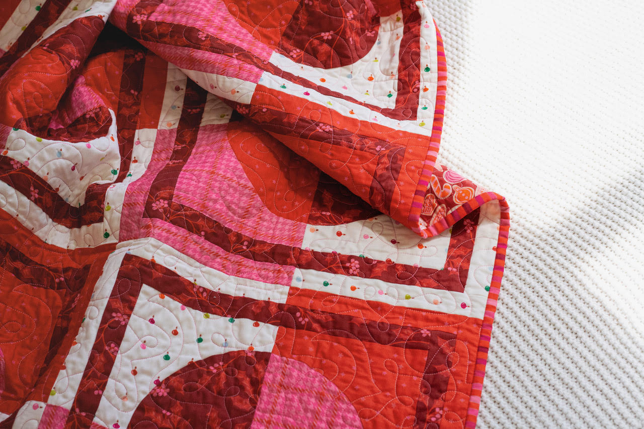 Full Frame Quilt Kit | Christmas in Color Edition | A Piece of Quiet Quilts